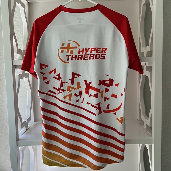 Hyper Threads Cycling Biking T Shirt Men’s Size M - Picture 2 of 3